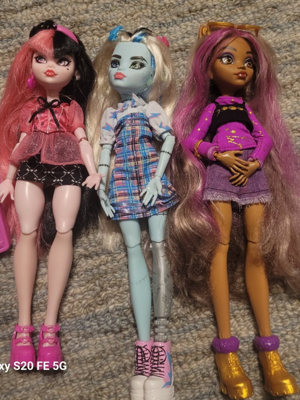 Three Monster High Dolls